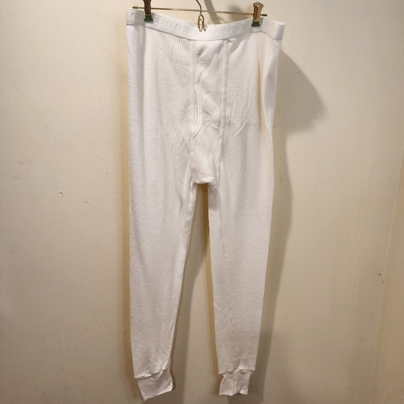 Joe Boxer Men's Off White Thermal Pants size L - Picture 1 of 8